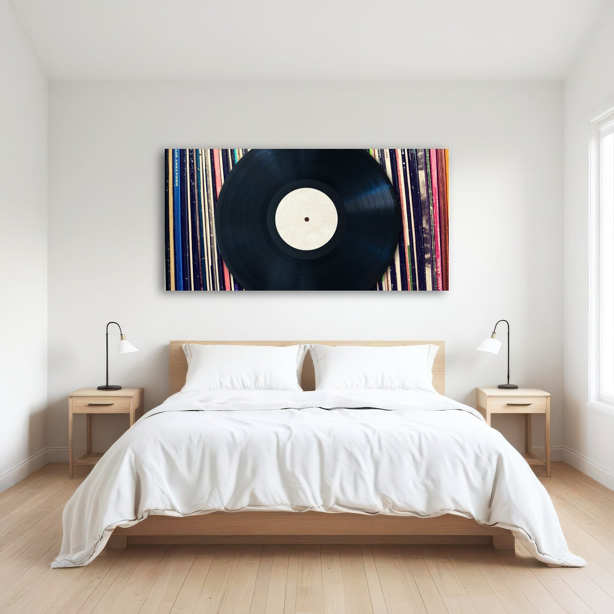 AUTO-MOCKUP ROOM | Record Wall