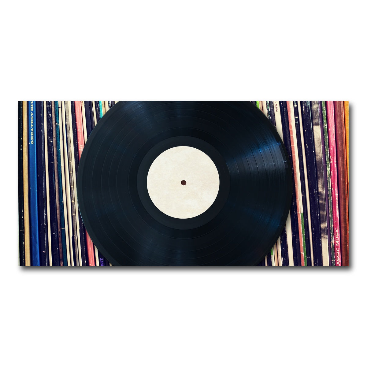 AUTO-MOCKUP WHITE | Record Wall | 1 Piece | Gallery Wrap Canvas | group=2x1