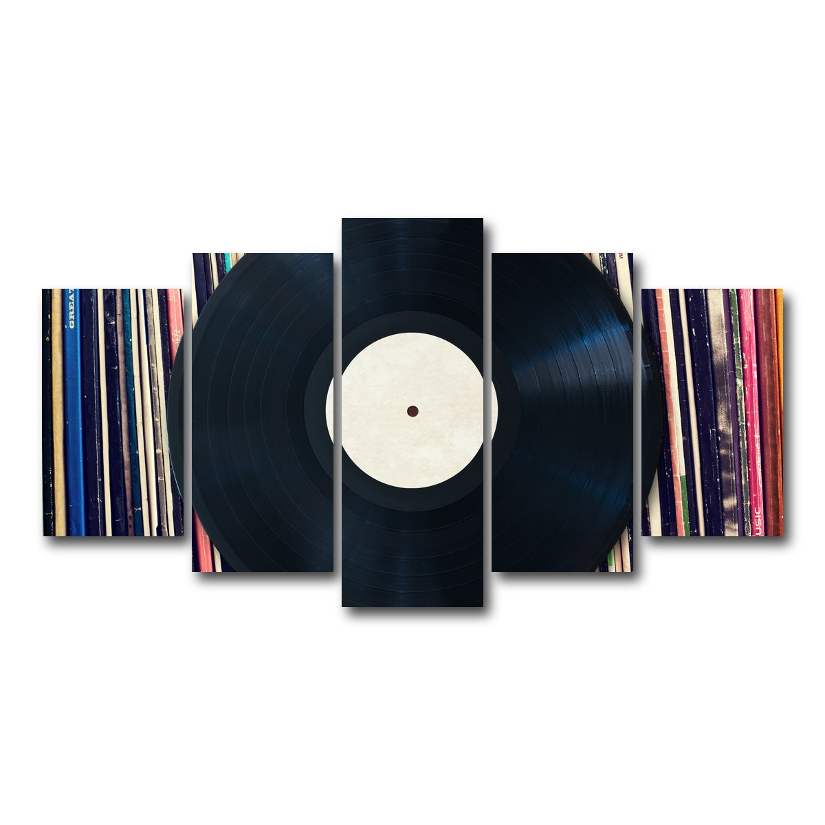 AUTO-MOCKUP WHITE | Record Wall | 5 Piece | Gallery Wrap Canvas | group=5_normal