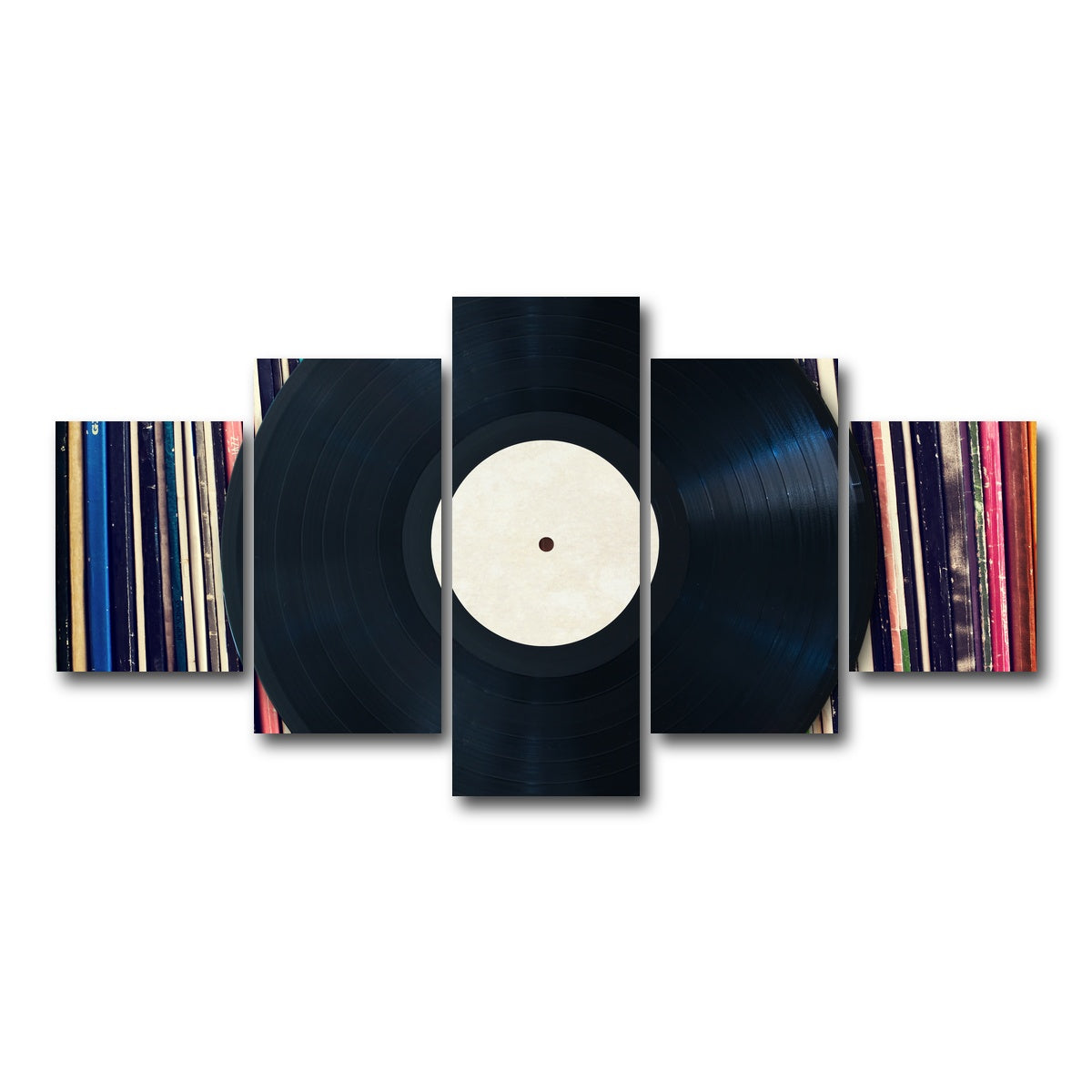 AUTO-MOCKUP WHITE | Record Wall | 5 Piece | Gallery Wrap Canvas | group=5_short