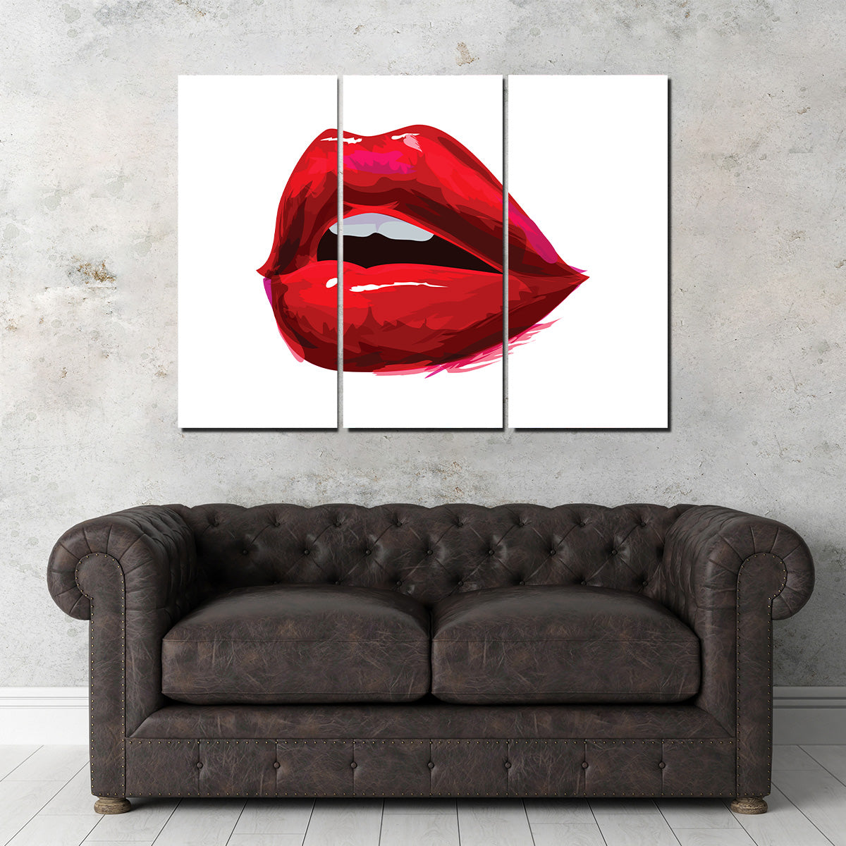 Red Lips Wall Art
