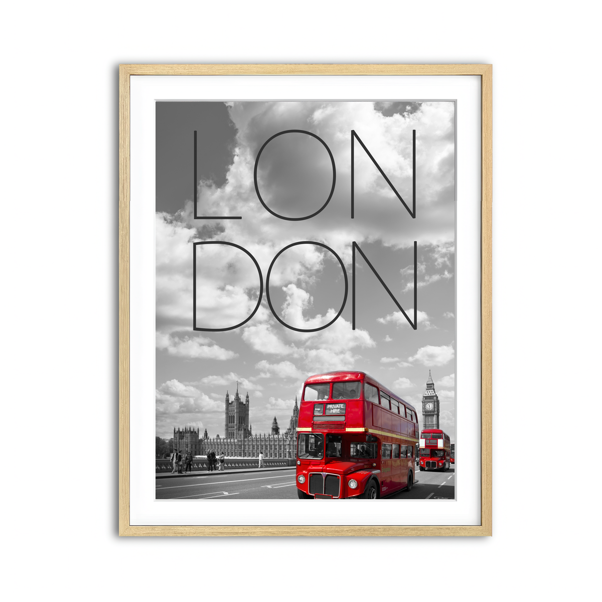 Framed Print 3x4 Natural