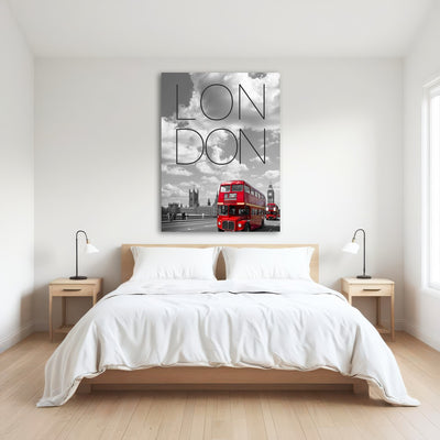 AUTO-MOCKUP ROOM | Red Buses London Text
