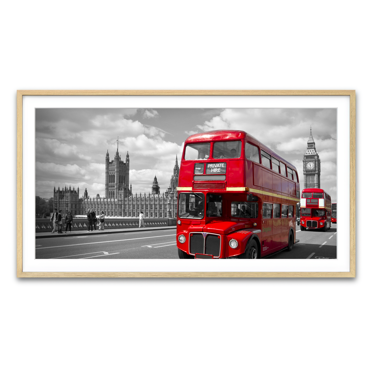 Framed Print 2x1 Natural