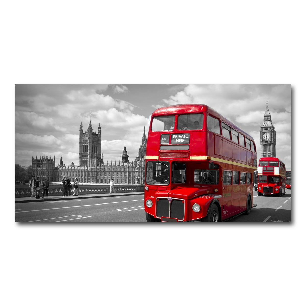 AUTO-MOCKUP WHITE | Red Buses in London | 1 Piece | Gallery Wrap Canvas | group=2x1