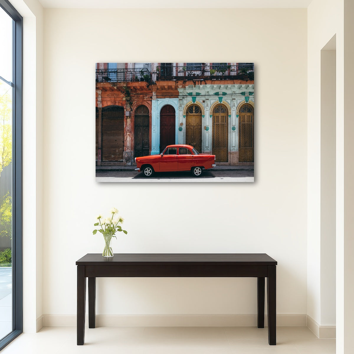 AUTO-MOCKUP ROOM | Red Car in Cuba