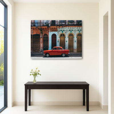 AUTO-MOCKUP ROOM | Red Car in Cuba