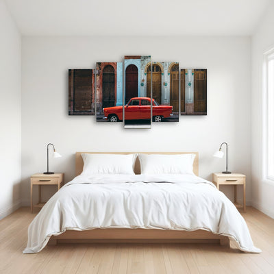 AUTO-MOCKUP ROOM | Red Car in Cuba