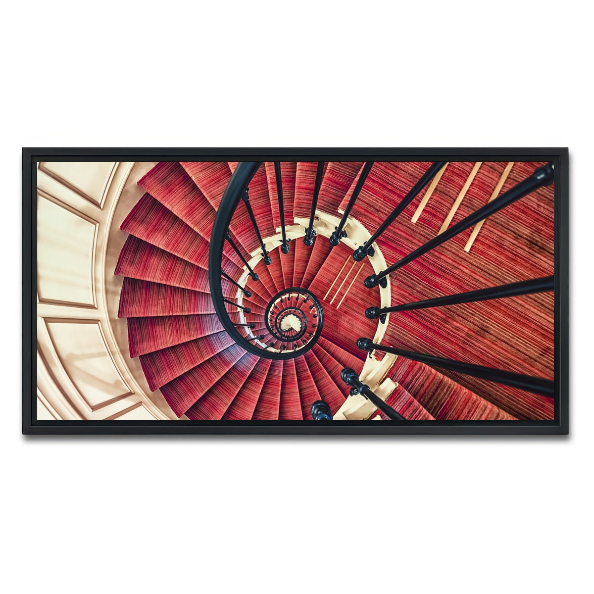 AUTO-MOCKUP WHITE | Red Carpet | 1 Piece | Black Framed Canvas | group=2x1