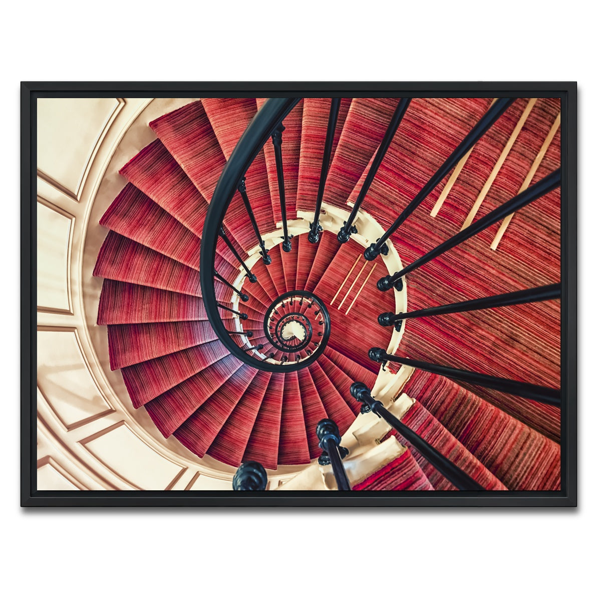 AUTO-MOCKUP WHITE | Red Carpet | 1 Piece | Black Framed Canvas | group=4x3