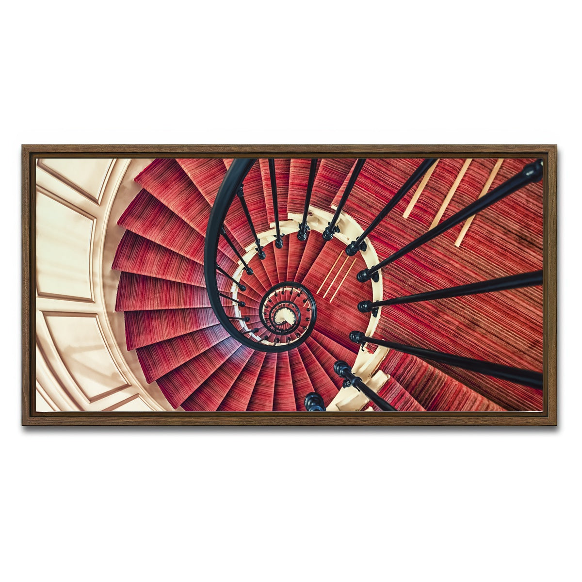 AUTO-MOCKUP WHITE | Red Carpet | 1 Piece | Walnut Framed Canvas | group=2x1