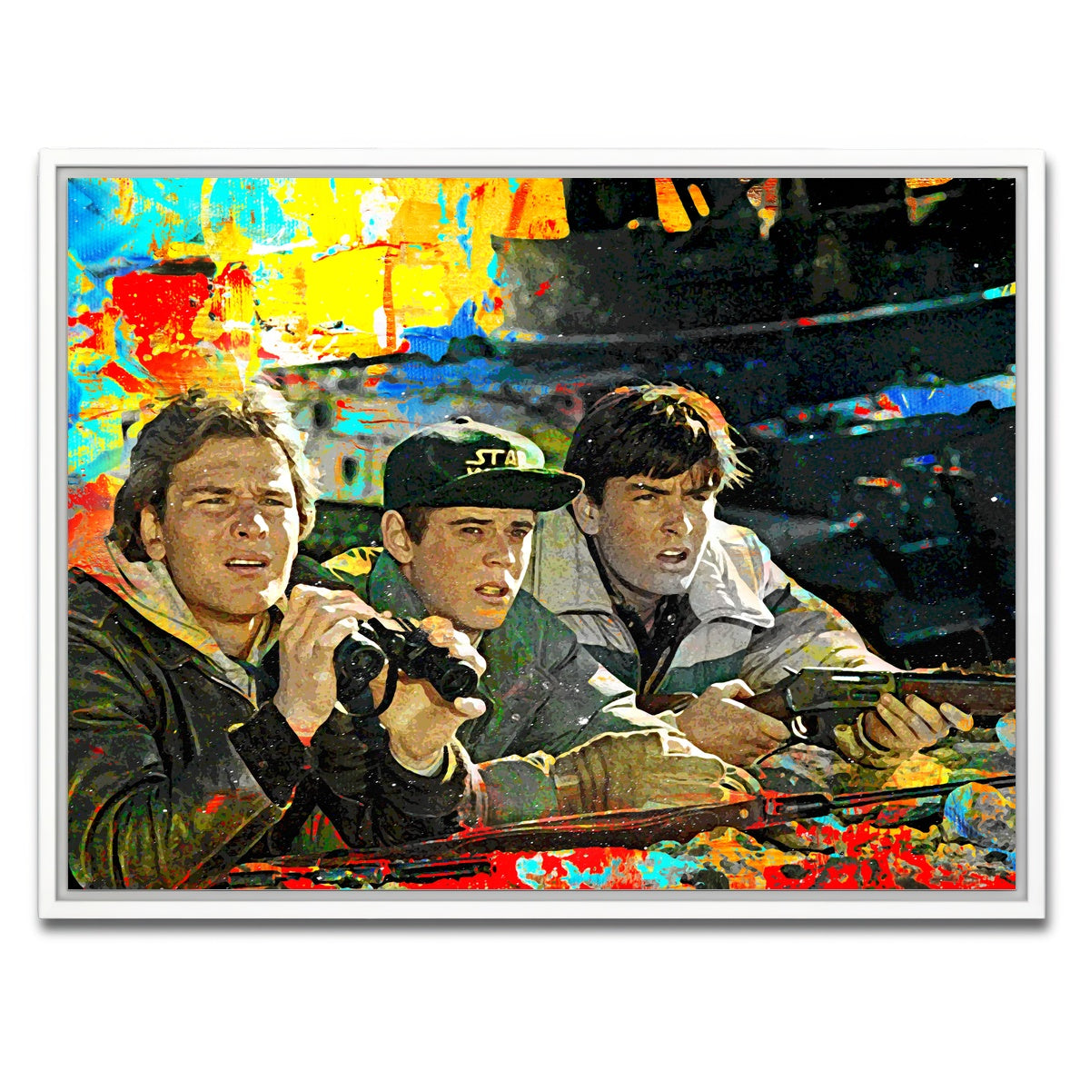 AUTO-MOCKUP WHITE | Red Dawn | 1 Piece | White Framed Canvas | group=4x3