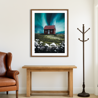 AUTO-MOCKUP ROOM | Red House Aurora Wall Art
