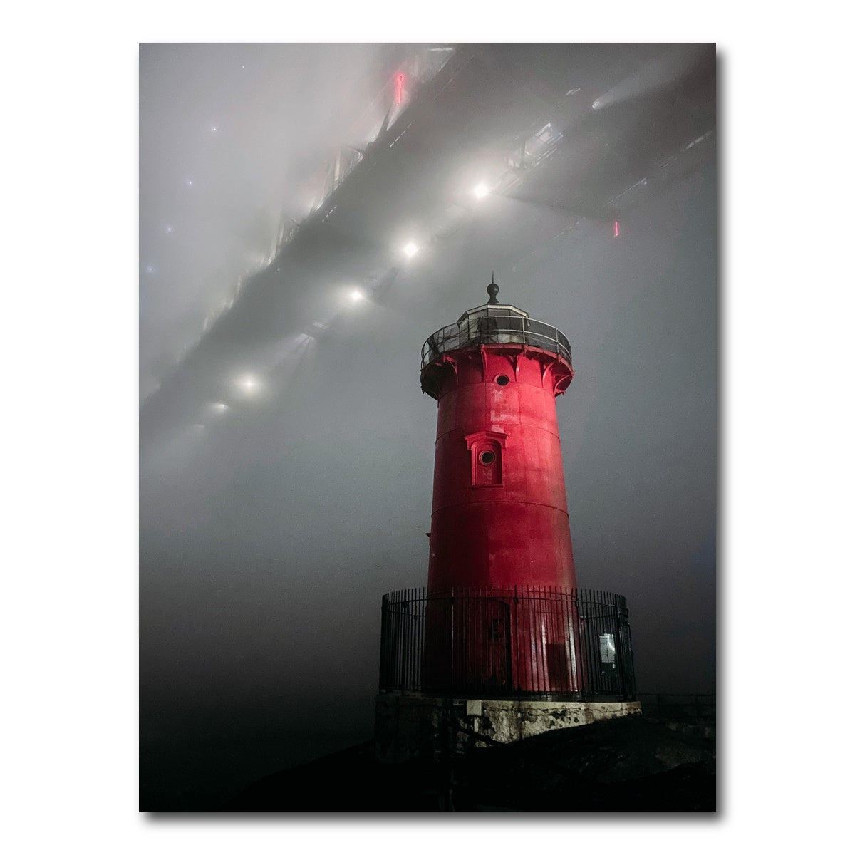 AUTO-MOCKUP WHITE | Red Lighthouse | 1 Piece | Gallery Wrap Canvas | group=3x4