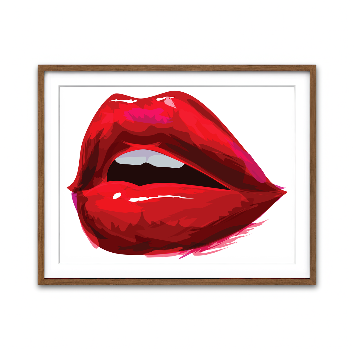 Framed Print 4x3 Walnut