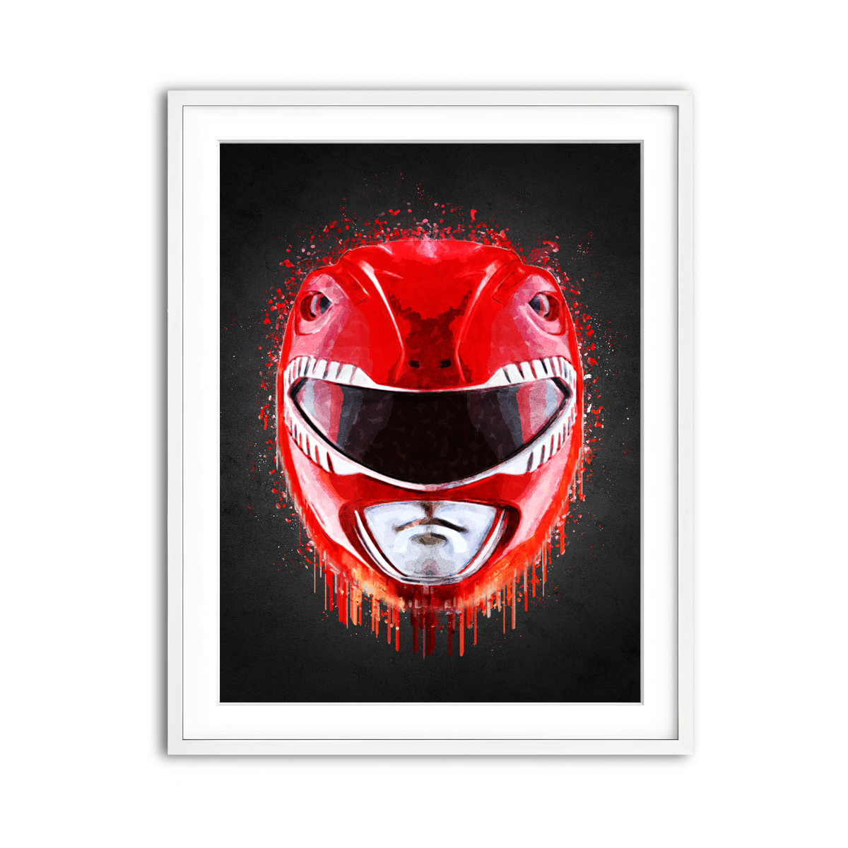 Framed Print 3x4 White