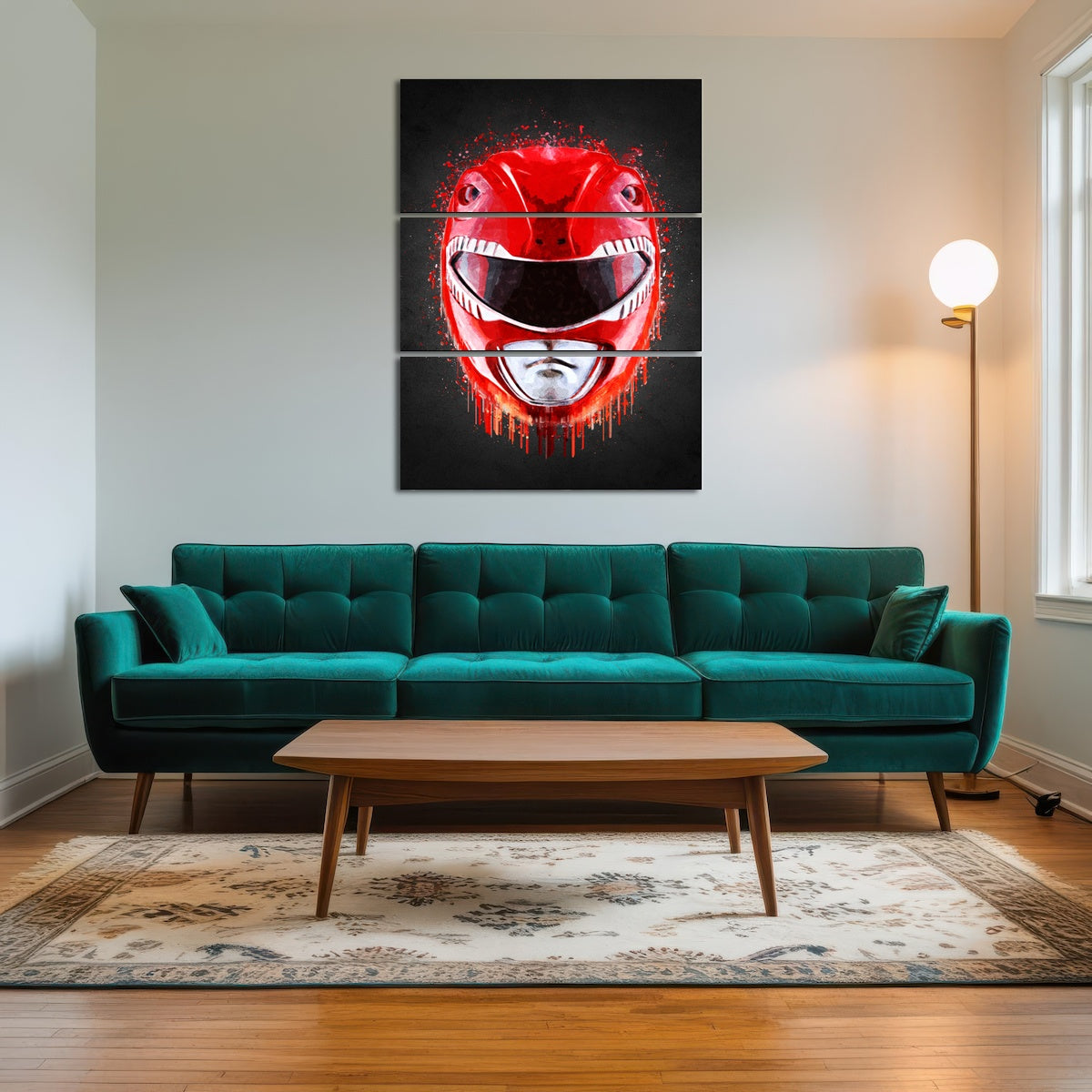 AUTO-MOCKUP ROOM | Red Ranger Portrait