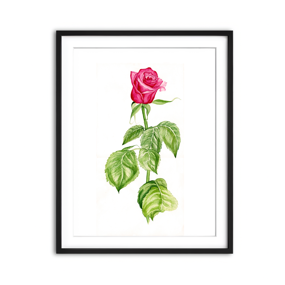 Framed Print 3x4 Black