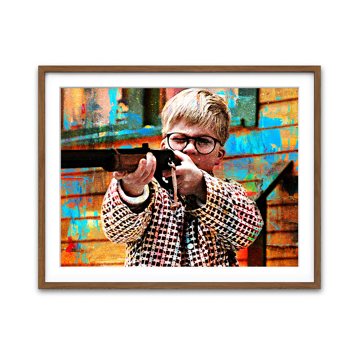 Framed Print 4x3 Walnut