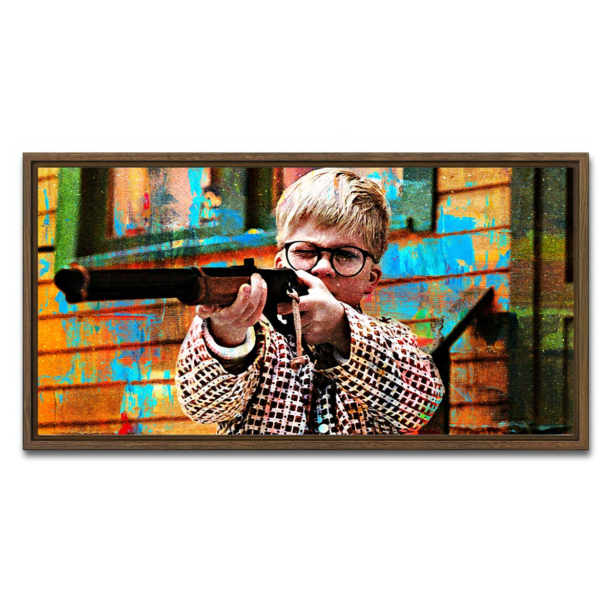 AUTO-MOCKUP WHITE | Red Ryder | 1 Piece | Walnut Framed Canvas | group=2x1