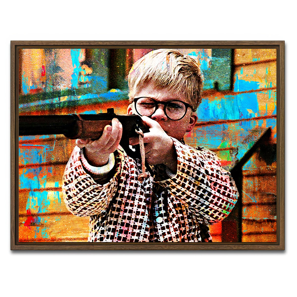 AUTO-MOCKUP WHITE | Red Ryder | 1 Piece | Walnut Framed Canvas | group=4x3
