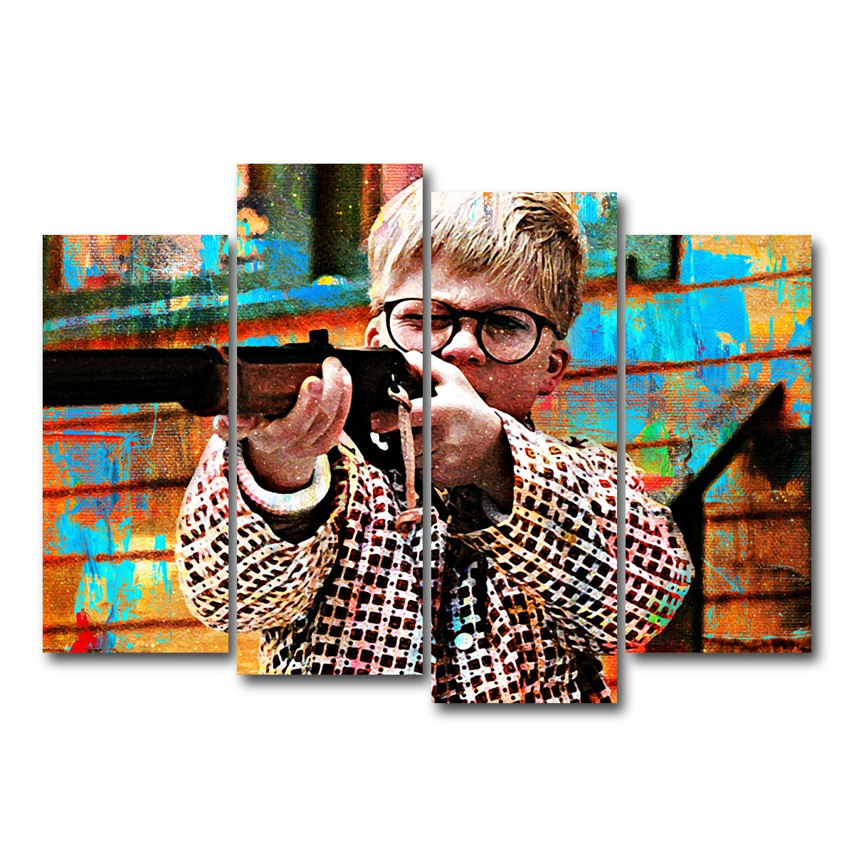 AUTO-MOCKUP WHITE | Red Ryder | 4 Piece | Gallery Wrap Canvas | group=4_normal