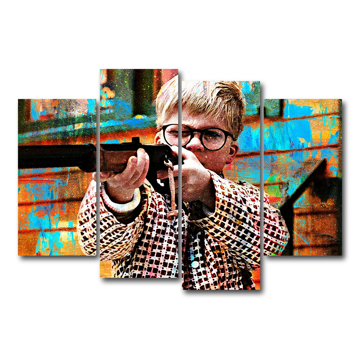 AUTO-MOCKUP WHITE | Red Ryder | 4 Piece | Gallery Wrap Canvas | group=4_short