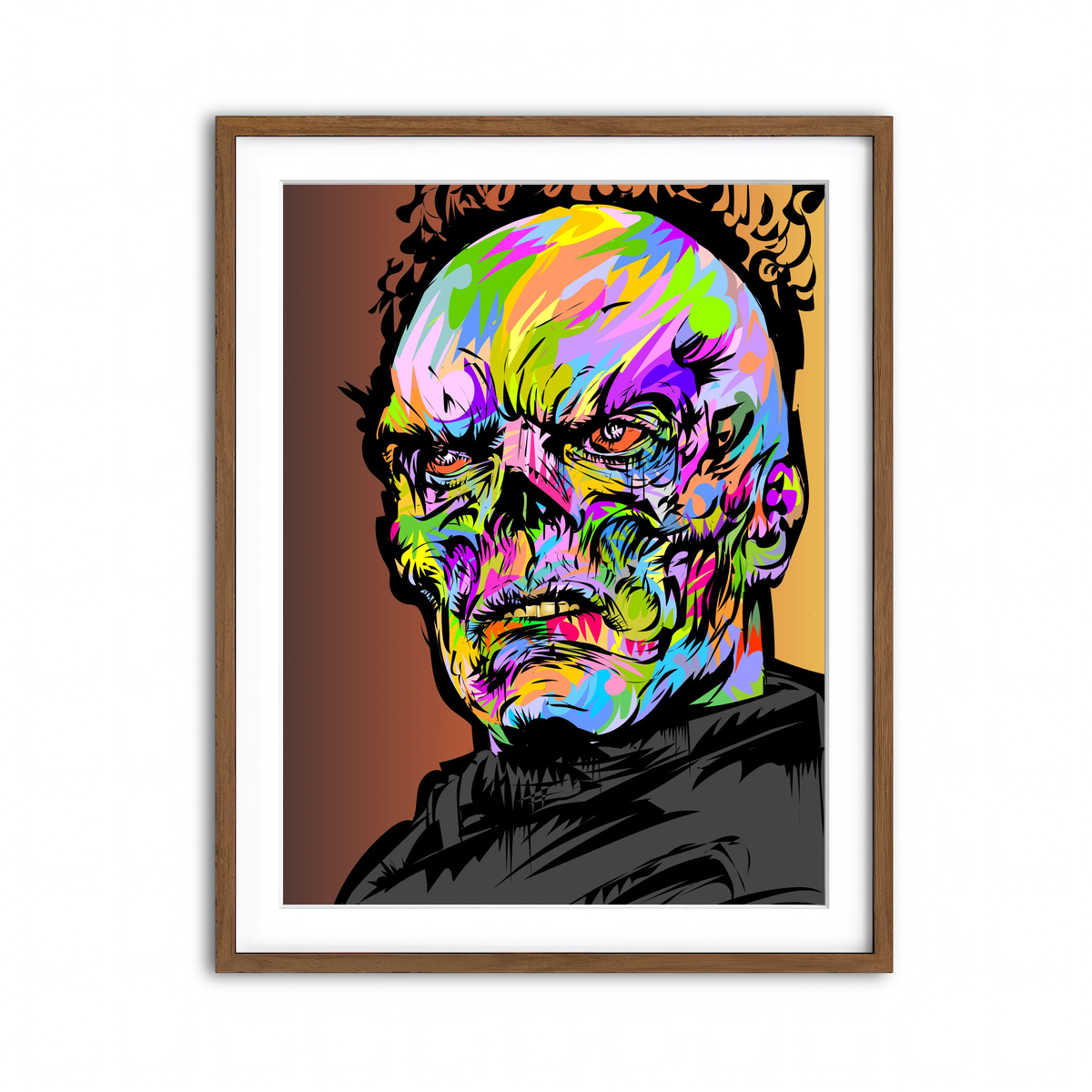 Framed Print 3x4 Walnut