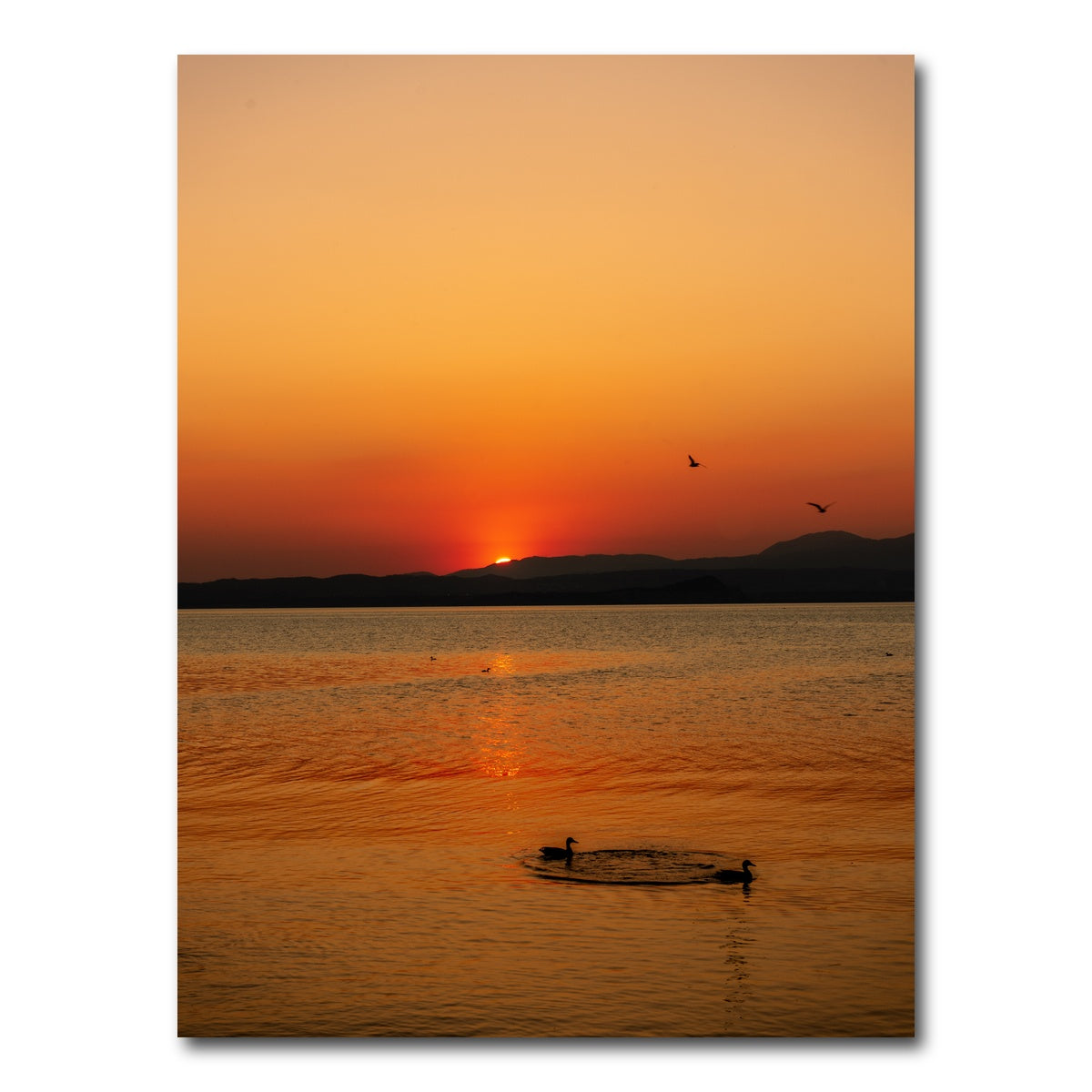 AUTO-MOCKUP WHITE | Red Sunset | 1 Piece | Gallery Wrap Canvas | group=3x4