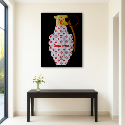 AUTO-MOCKUP ROOM | Red White Gold LV Grenade