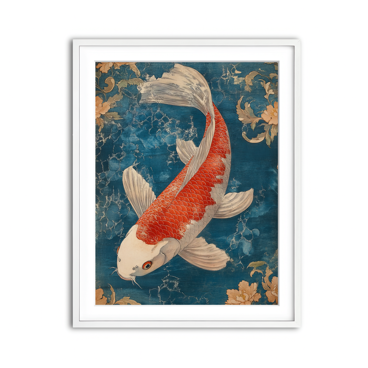 Framed Print 3x4 White