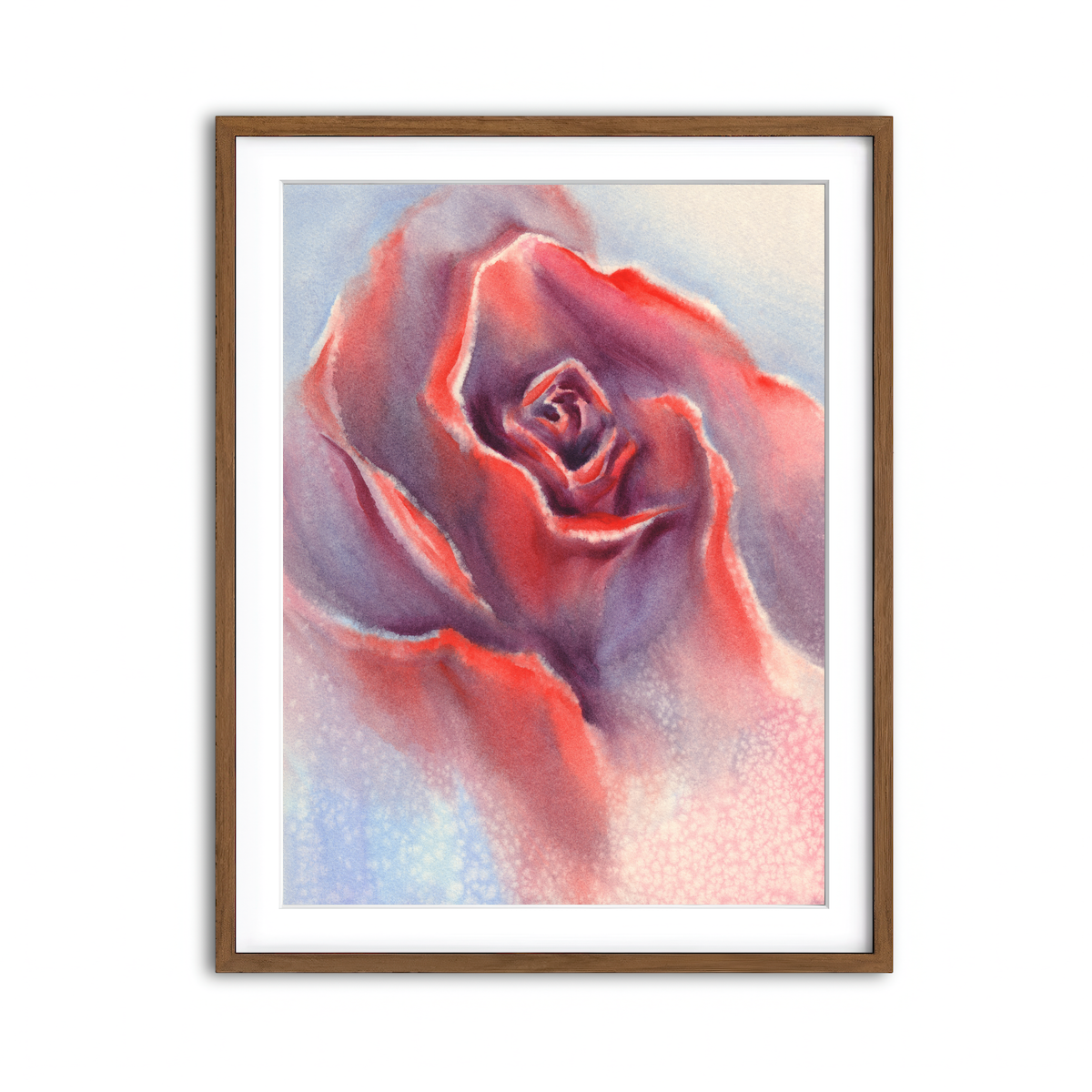 Framed Print 3x4 Walnut