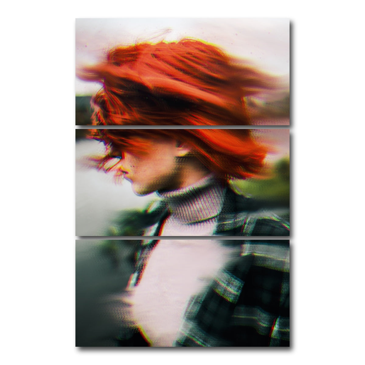 AUTO-MOCKUP WHITE | Redhead | 3 Piece | Gallery Wrap Canvas | group=12x24_stacked