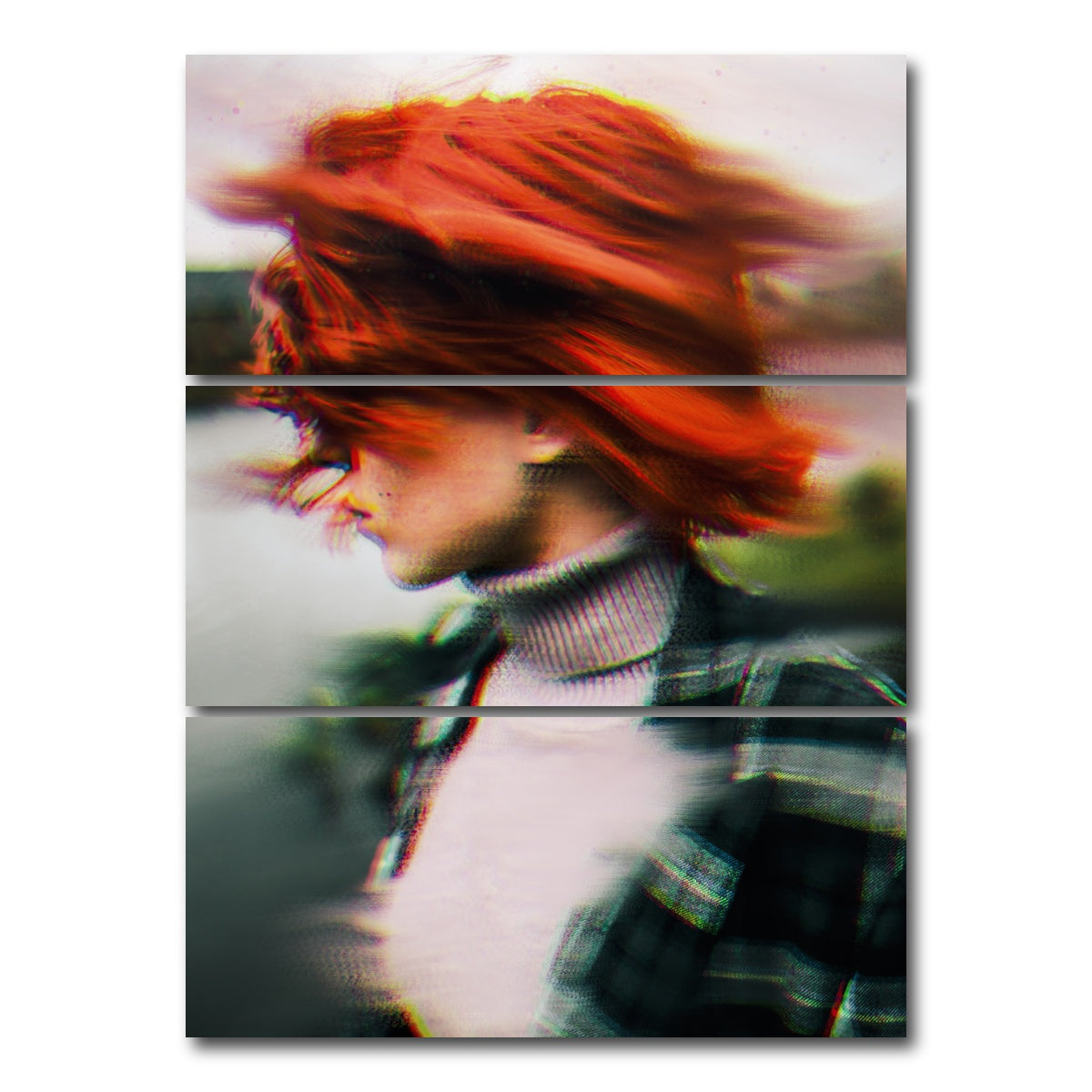 AUTO-MOCKUP WHITE | Redhead | 3 Piece | Gallery Wrap Canvas | group=8x18_stacked