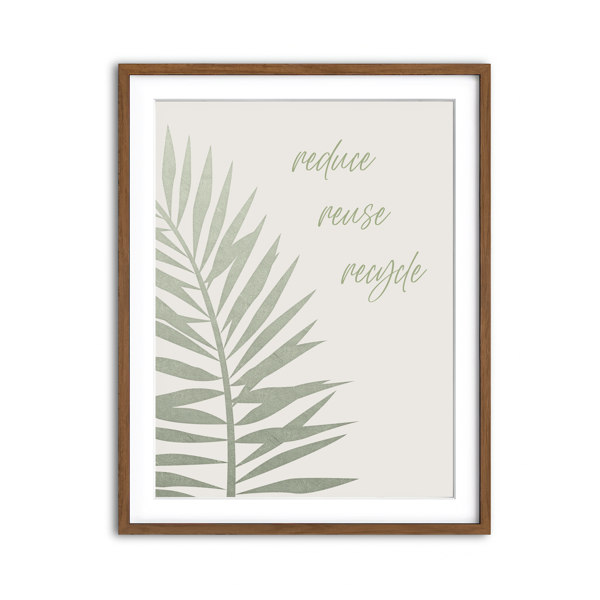 Framed Print 3x4 Walnut