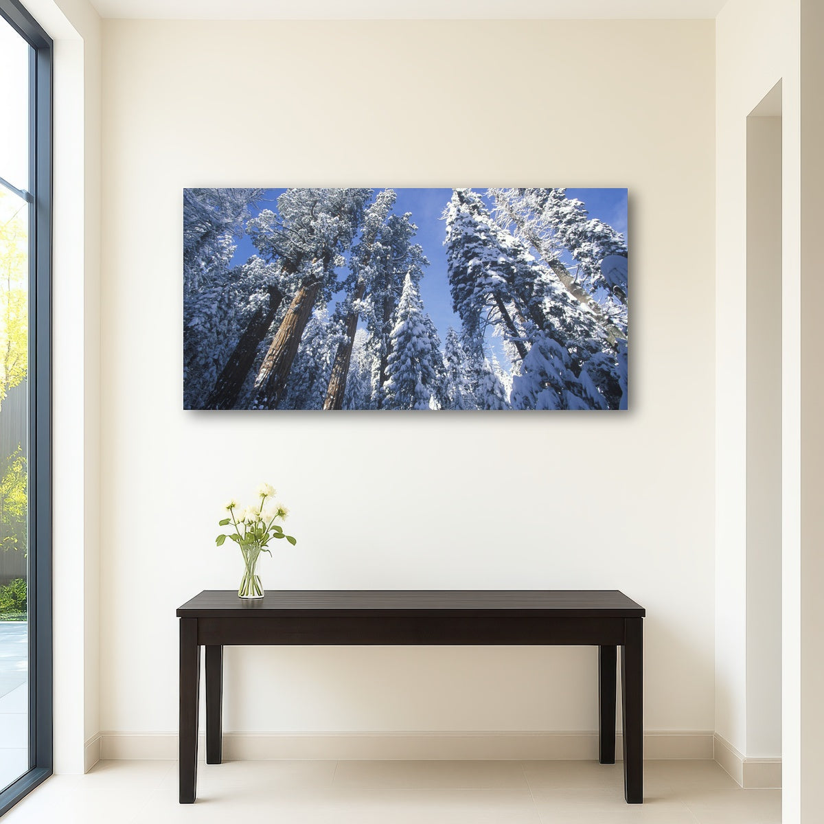 AUTO-MOCKUP ROOM | Redwoods Covered in Snow