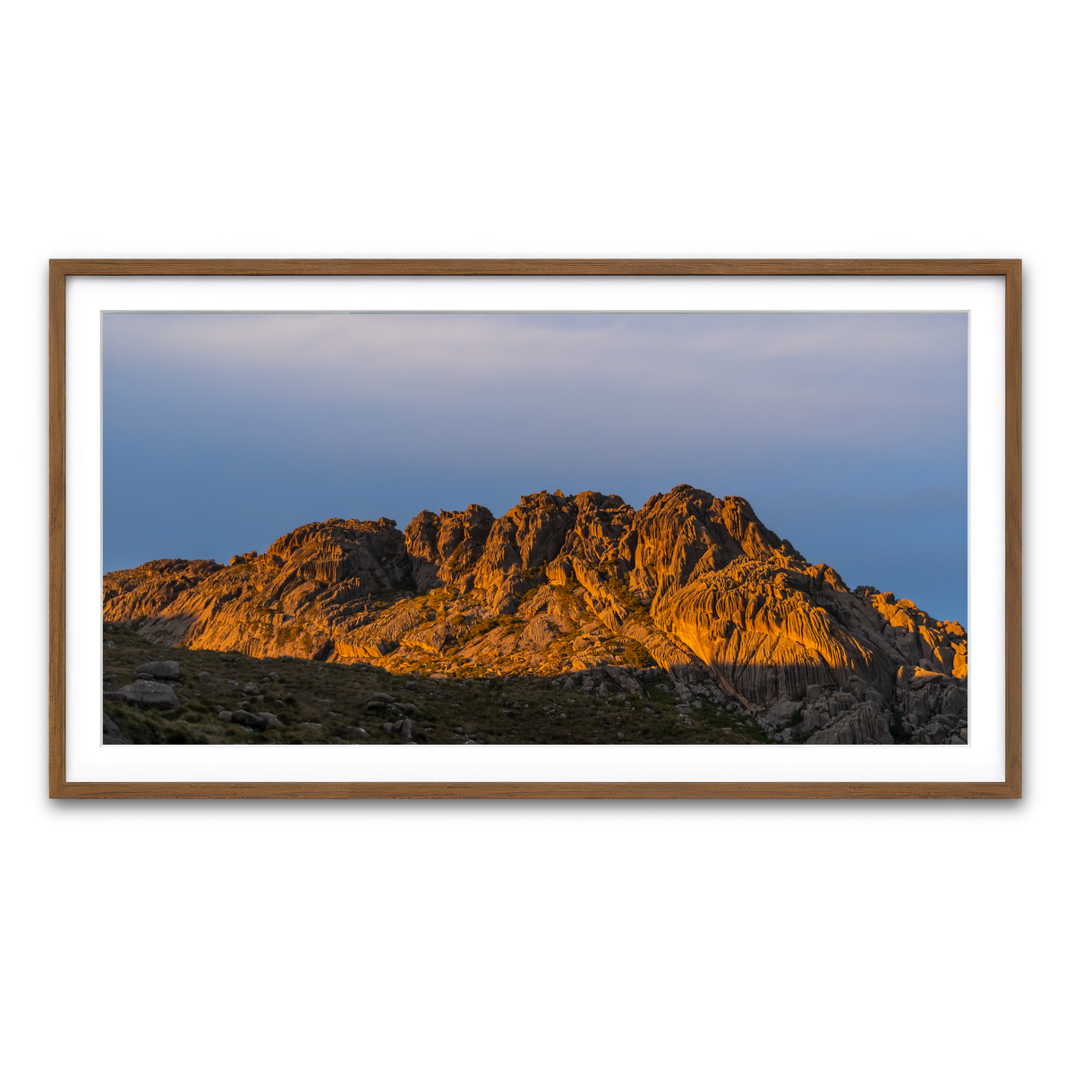 Framed Print 2x1 Walnut