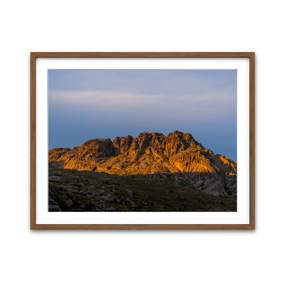 Framed Print 4x3 Walnut