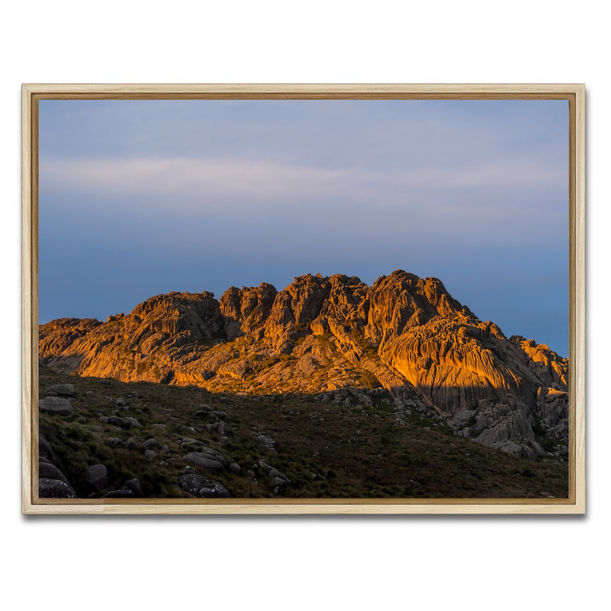 AUTO-MOCKUP WHITE | Reflected Sunset | 1 Piece | Natural Framed Canvas | group=4x3