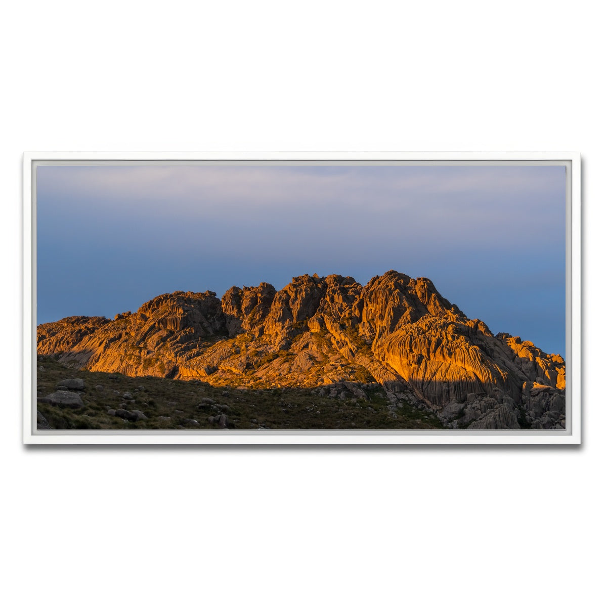 AUTO-MOCKUP WHITE | Reflected Sunset | 1 Piece | White Framed Canvas | group=2x1