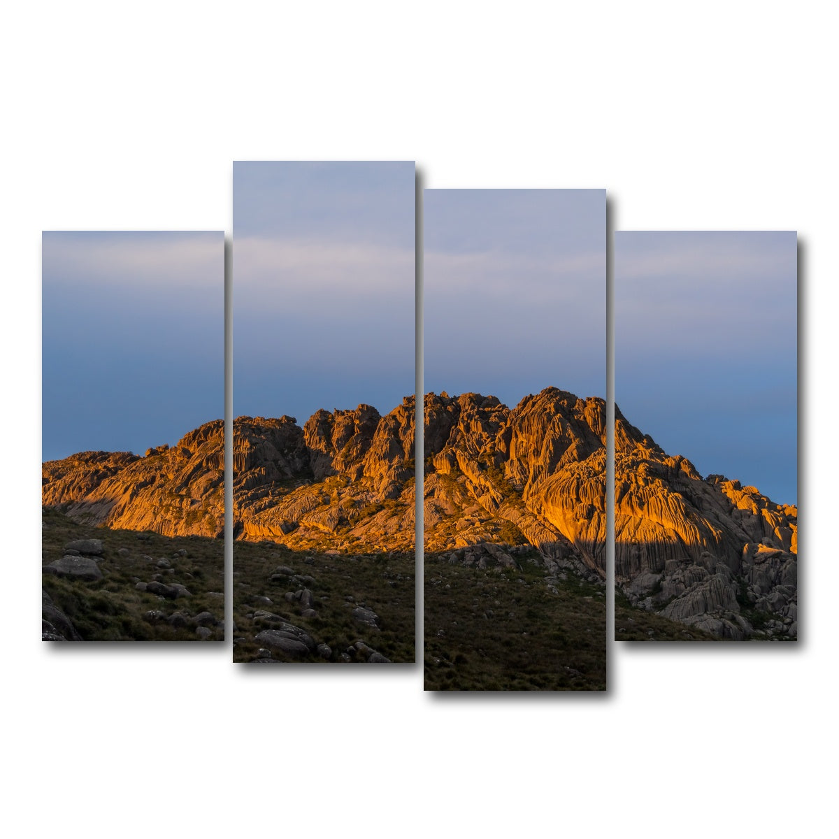 AUTO-MOCKUP WHITE | Reflected Sunset | 4 Piece | Gallery Wrap Canvas | group=4_normal