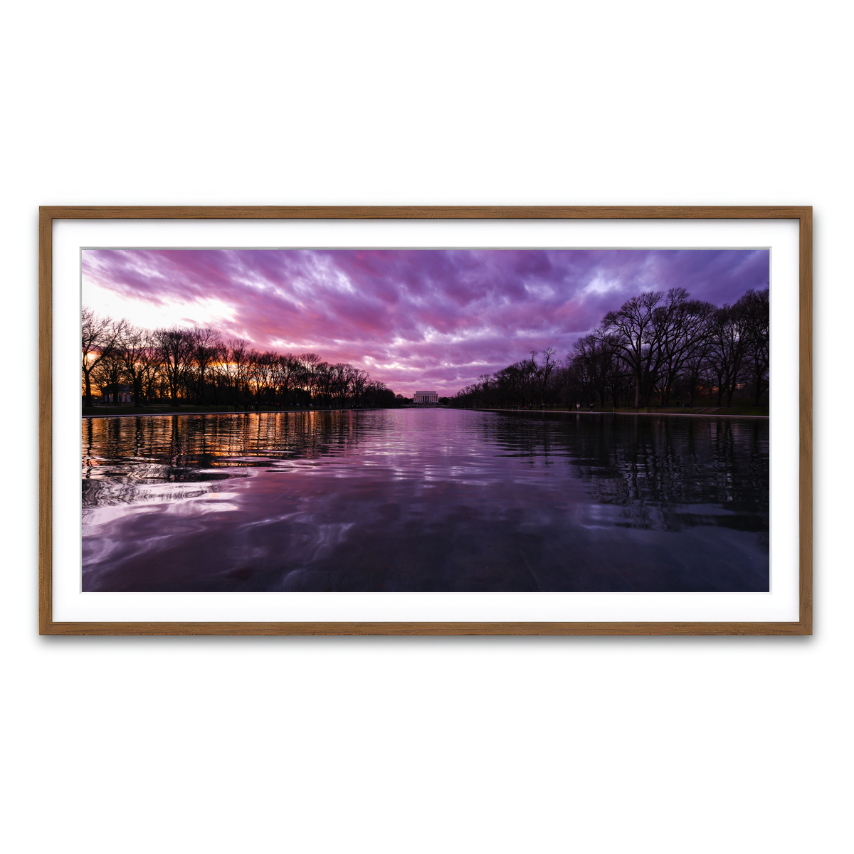 Framed Print 2x1 Walnut
