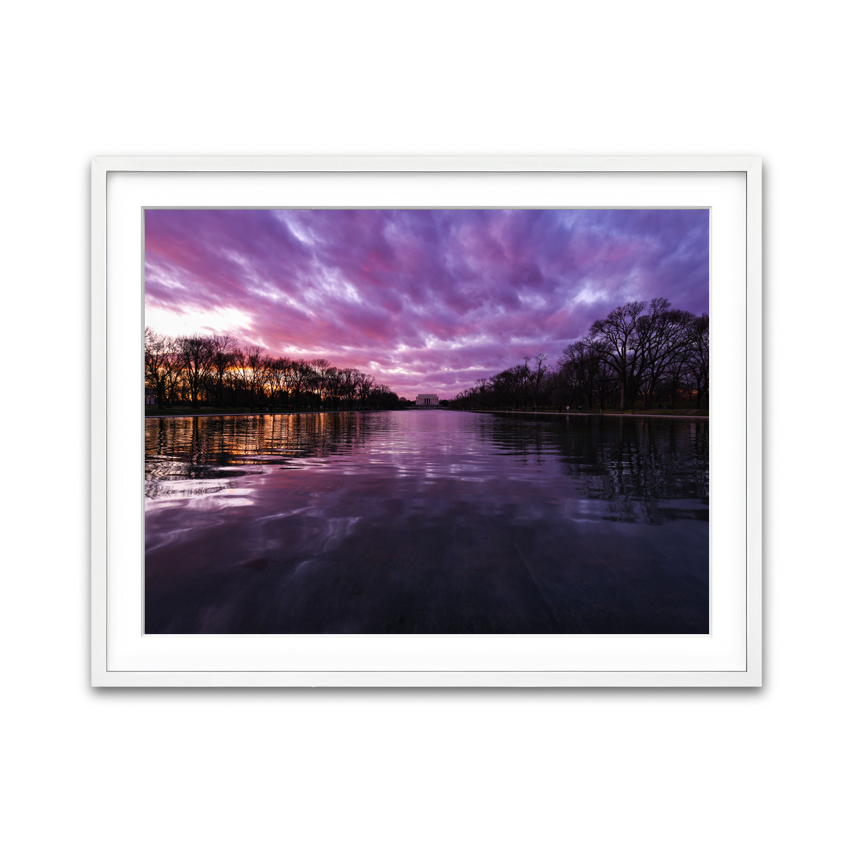 Framed Print 4x3 White