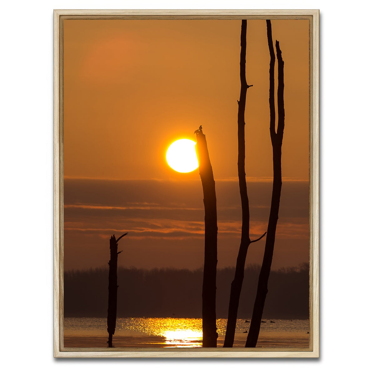 AUTO-MOCKUP WHITE | Reflective Sun | 1 Piece | Natural Framed Canvas | group=3x4