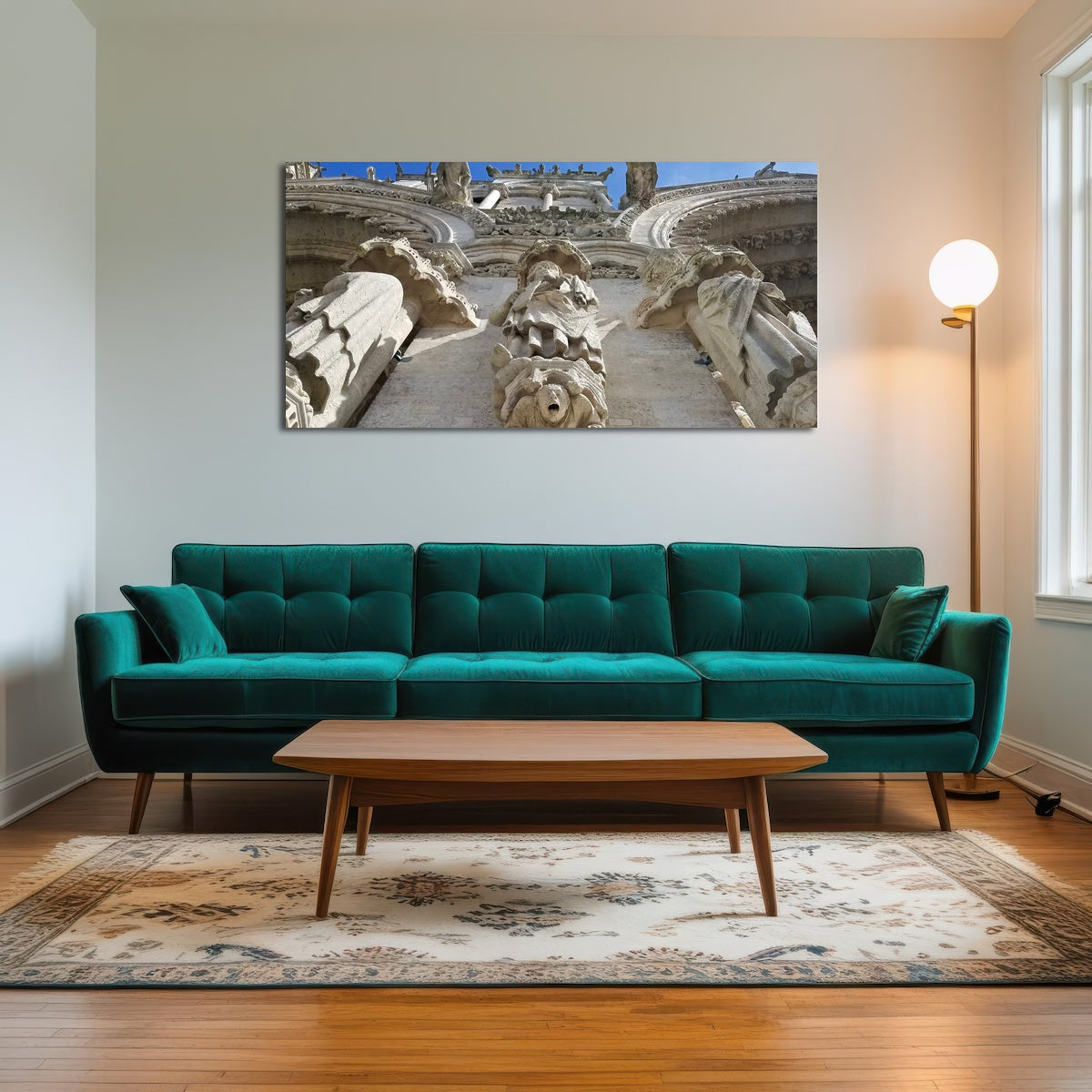 AUTO-MOCKUP ROOM | Reims Cathedral Gargoyles