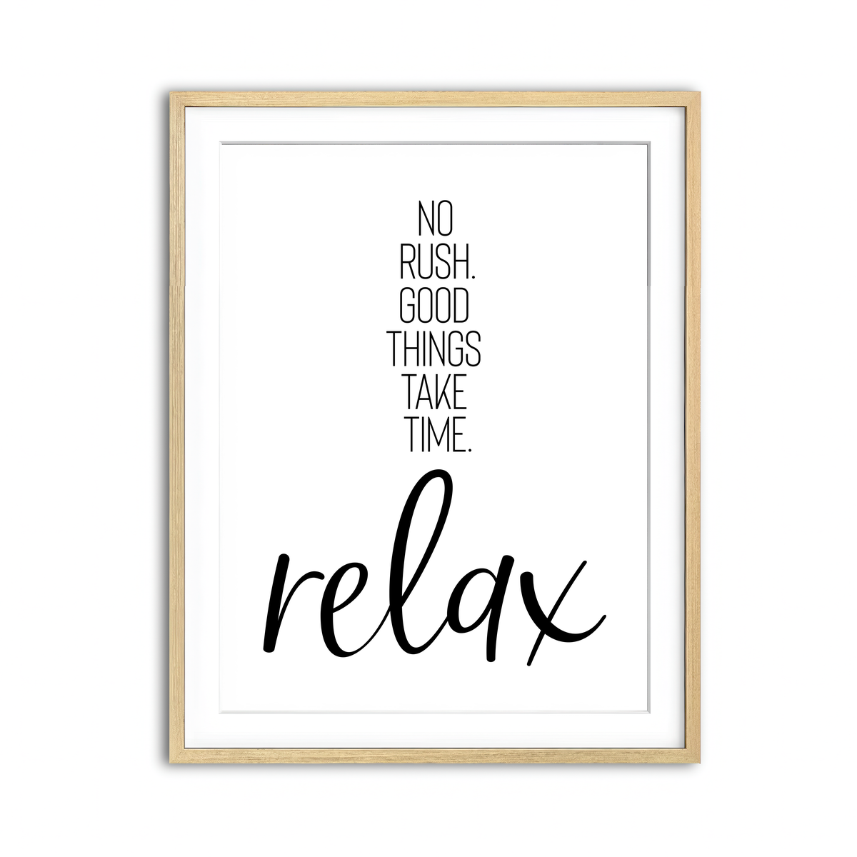 Framed Print 3x4 Natural