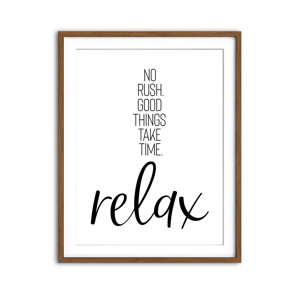 Framed Print 3x4 Walnut