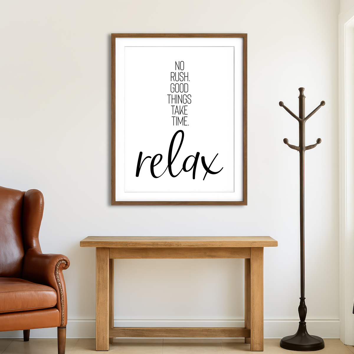 AUTO-MOCKUP ROOM | Relax Wall Art