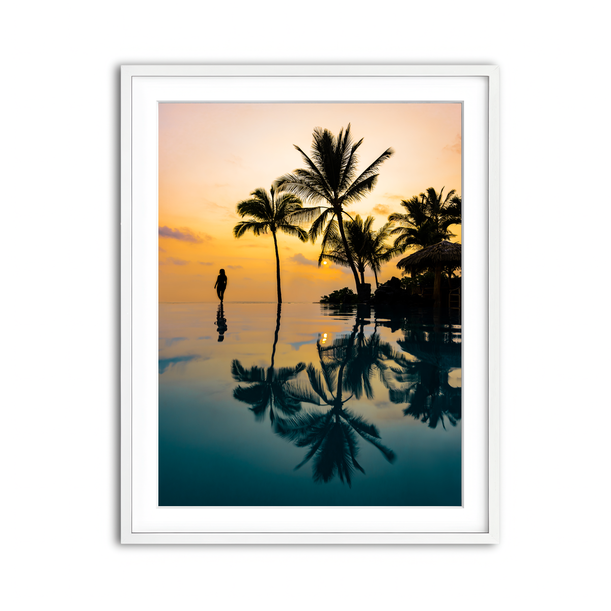 Framed Print 3x4 White