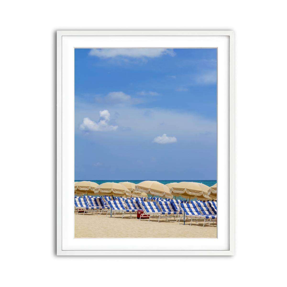 Framed Print 3x4 White